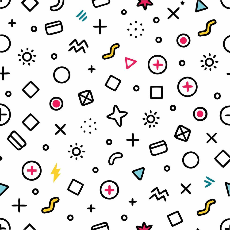 seamless pattern with vector