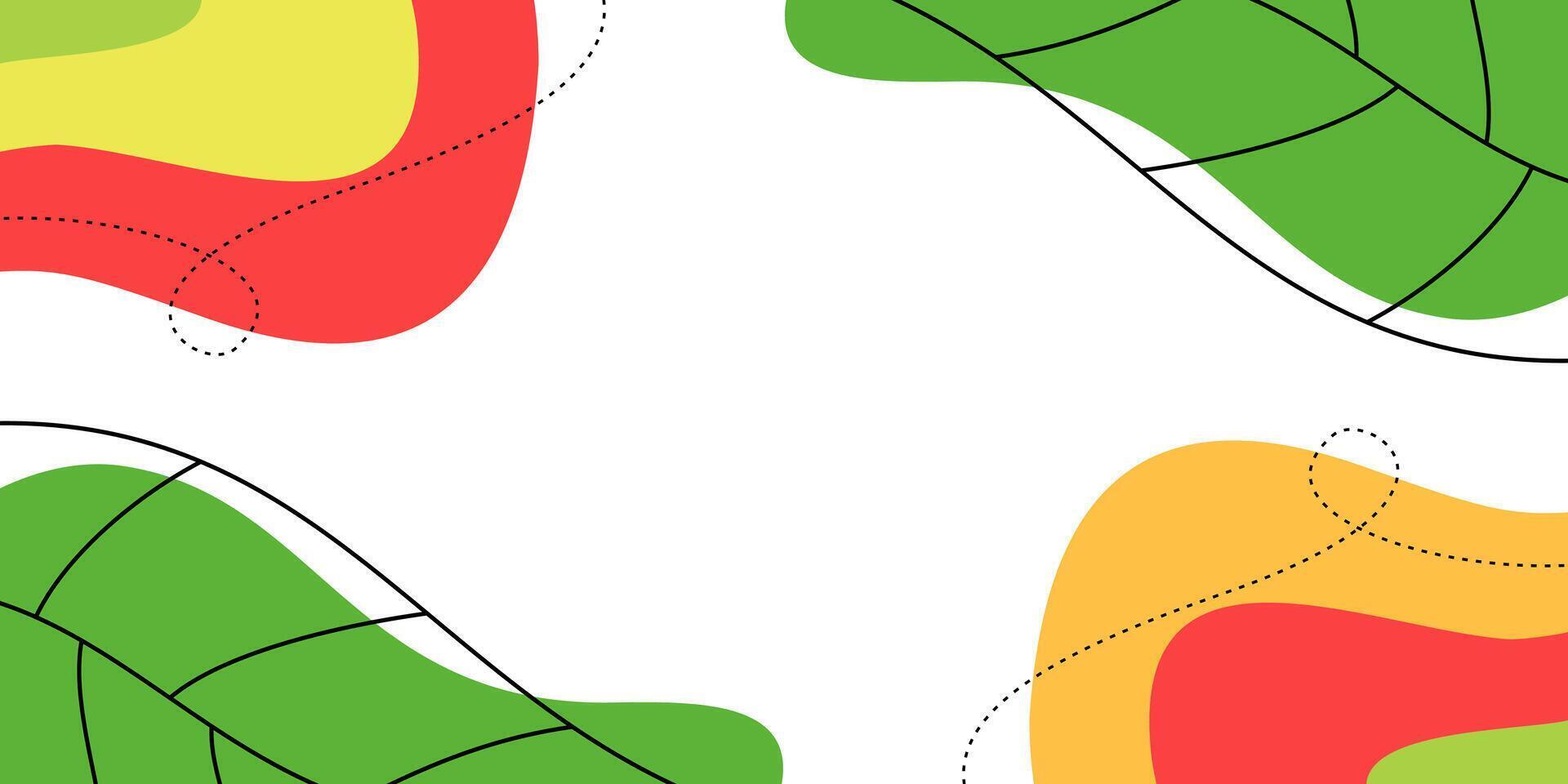 Earth day background wave and leaf pattern with empty space for text. Template for banner, poster, social media vector