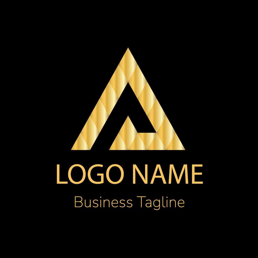 Modern Gold Building Logo vector