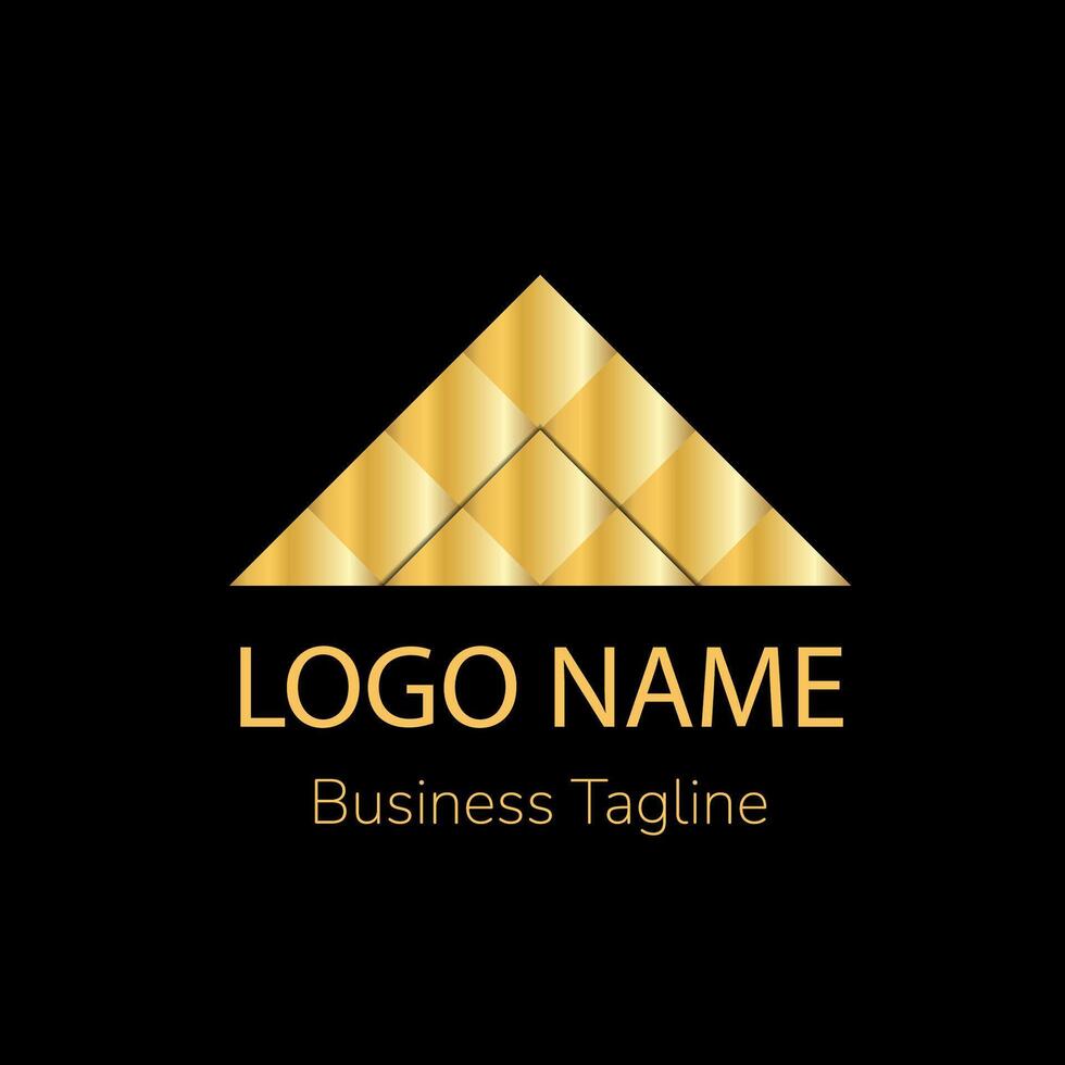 Innovative Golden Property Logo vector