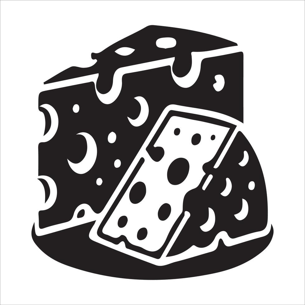 Cheese icon illustration vector