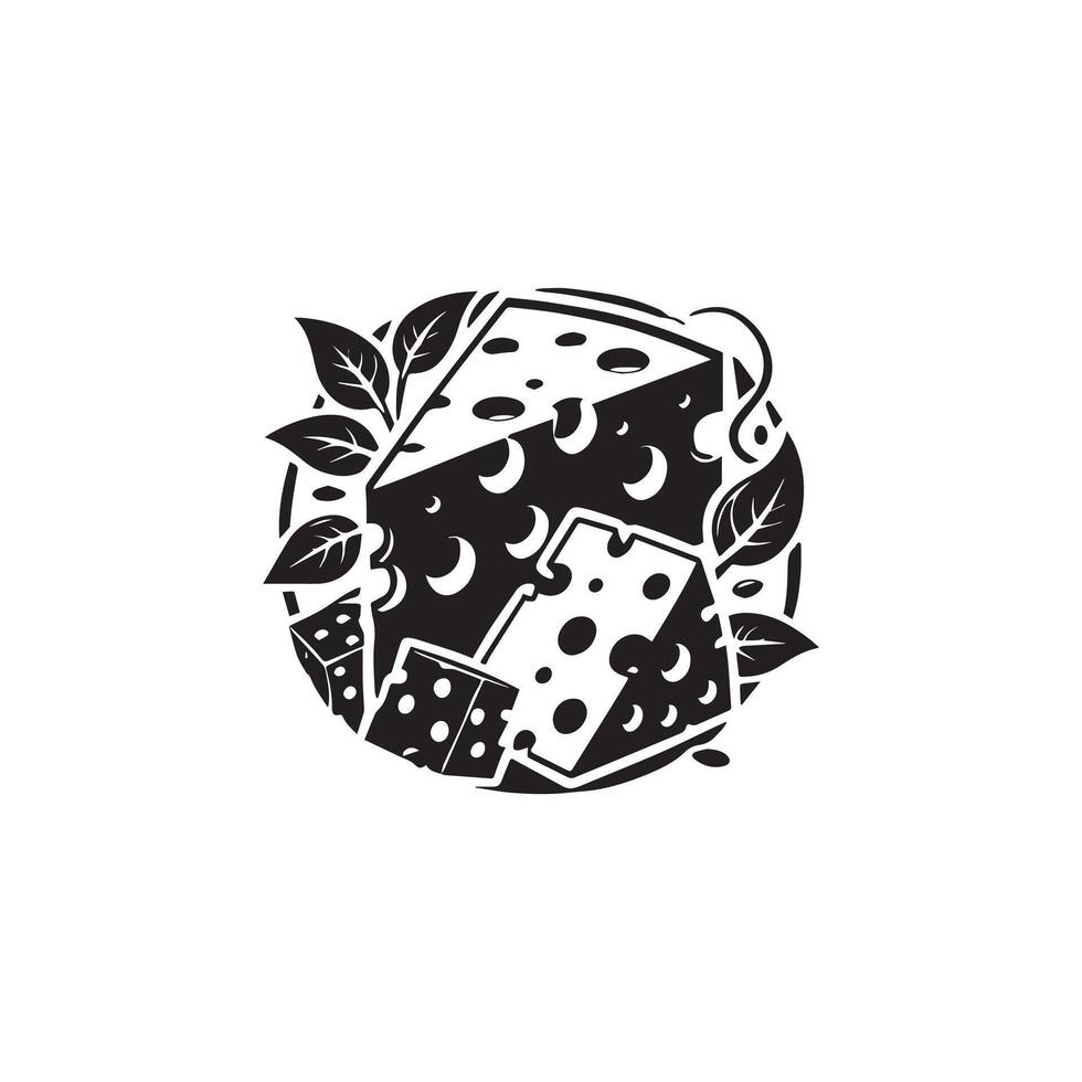 Cheese logo design vector