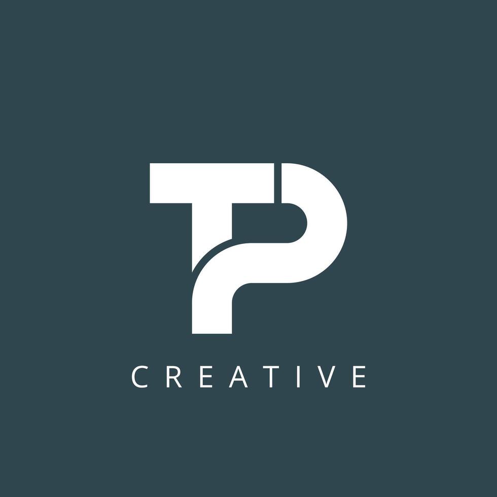 Creative minimal PT TP letter business logo initial based Monogram icon . vector