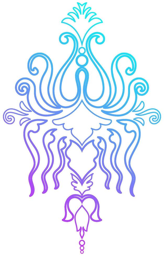 Tribal lines. RGB colors. Abstract corners for graphic elements. vector
