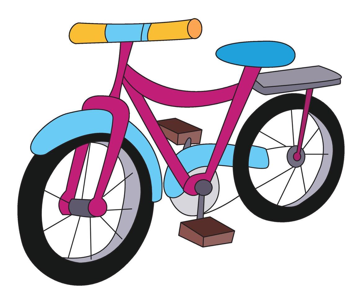 Bicycle isolated on a white background vector