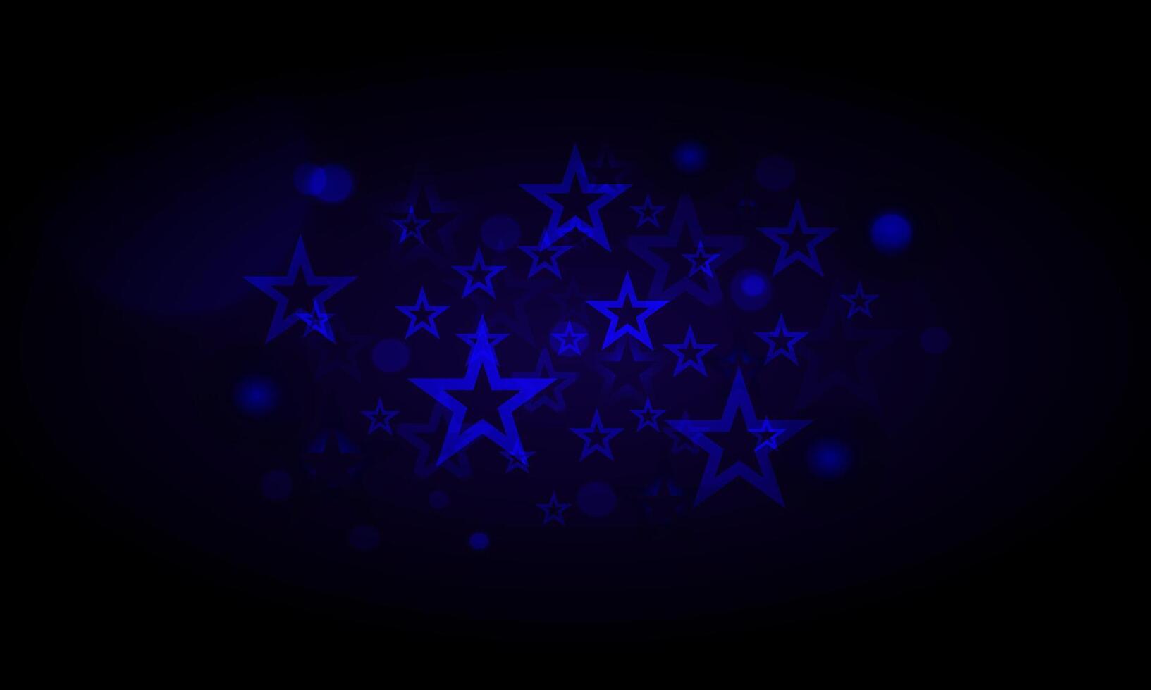 A dark blue background with stars vector