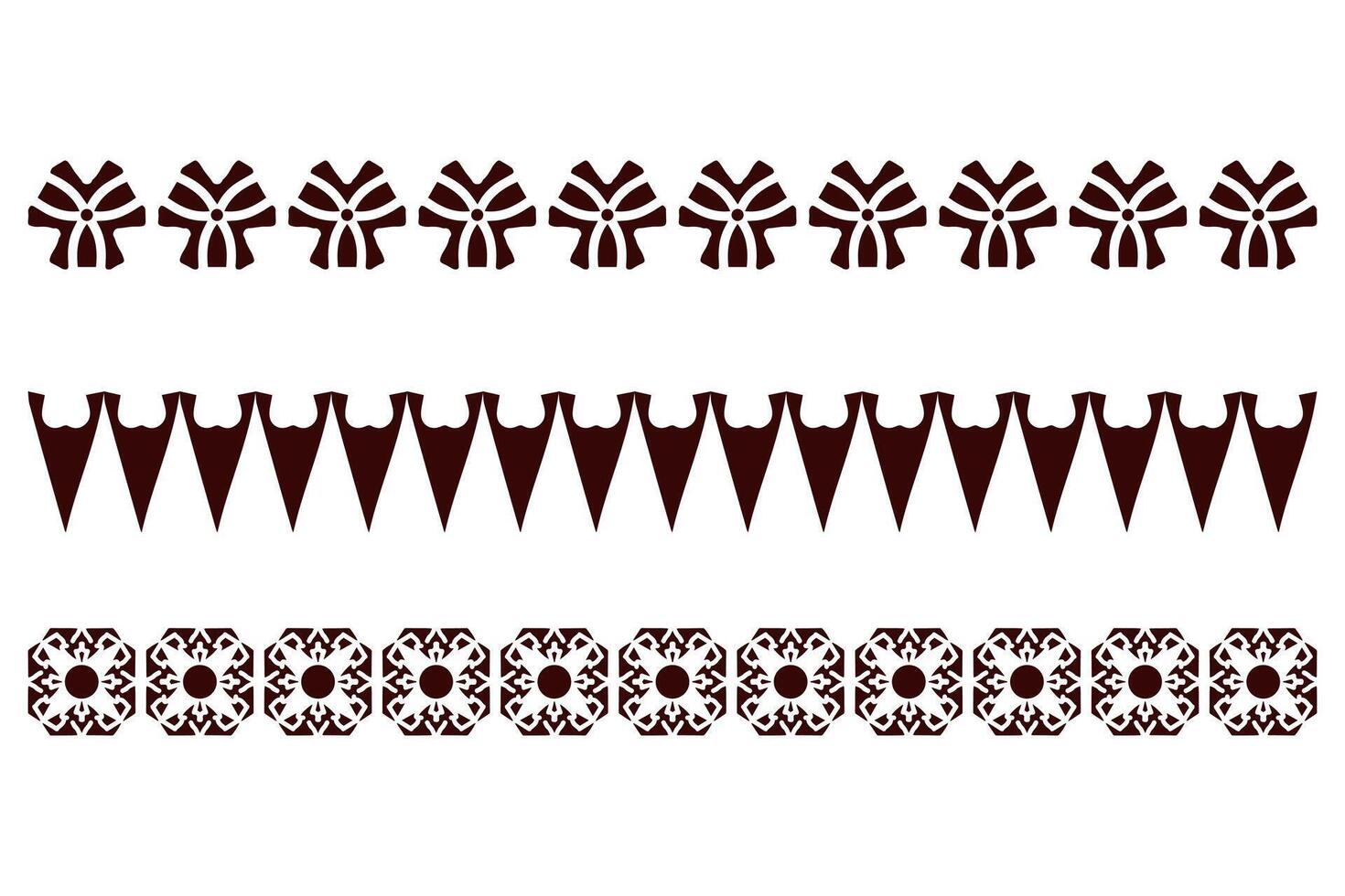 Collection of Decorative Borders vector