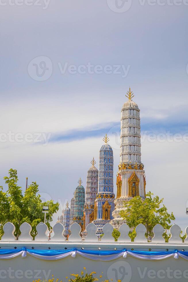 Emerald Buddha is located in the Phra Kaew temple and the royal grand palace. photo