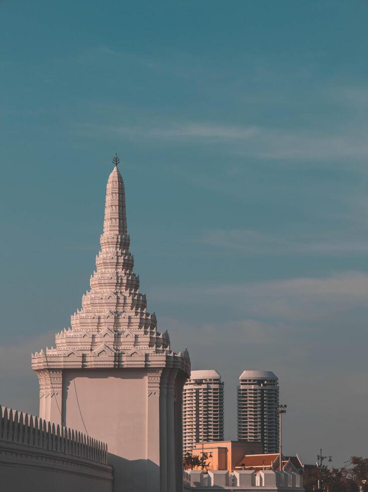 Wat Phra Kaew temple and the royal grand palace, bangkok, Thailand. photo