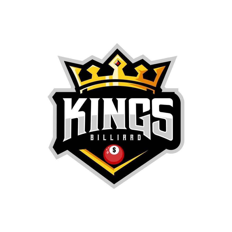 King Billiard Logo vector
