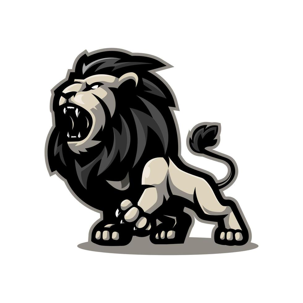 Lion Mascot Logo for Team Sports vector
