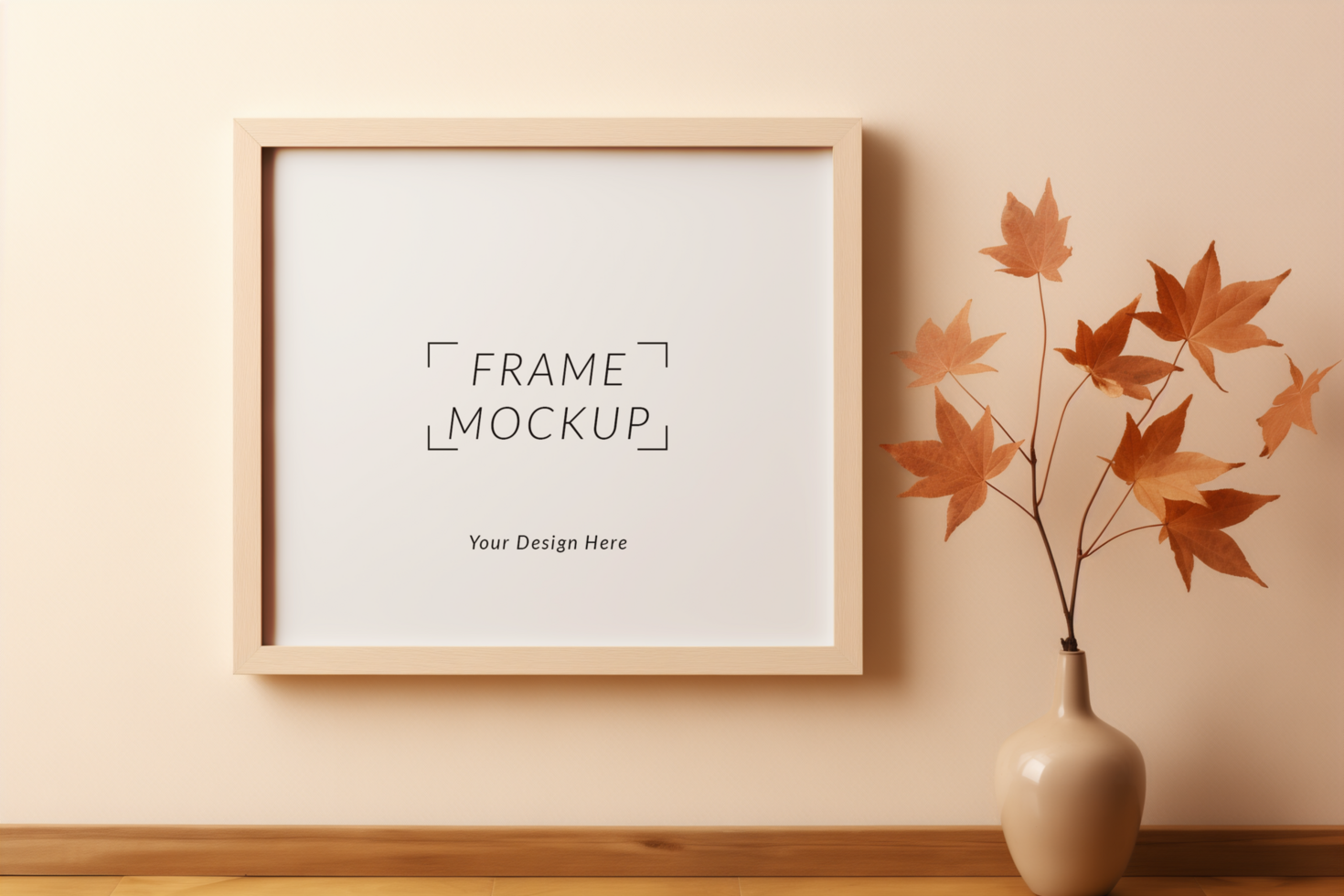 Wall Frame Mockup psd