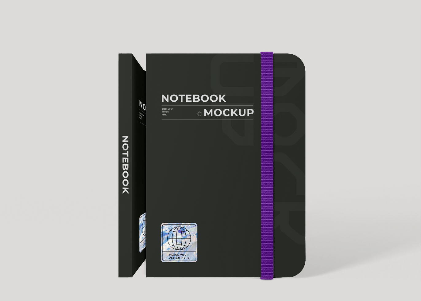 Hardcover Notebook Mockup psd
