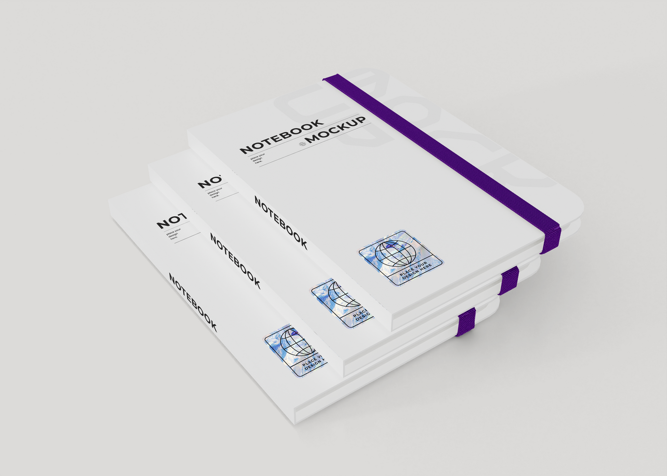 Classic Notebook Mockup psd
