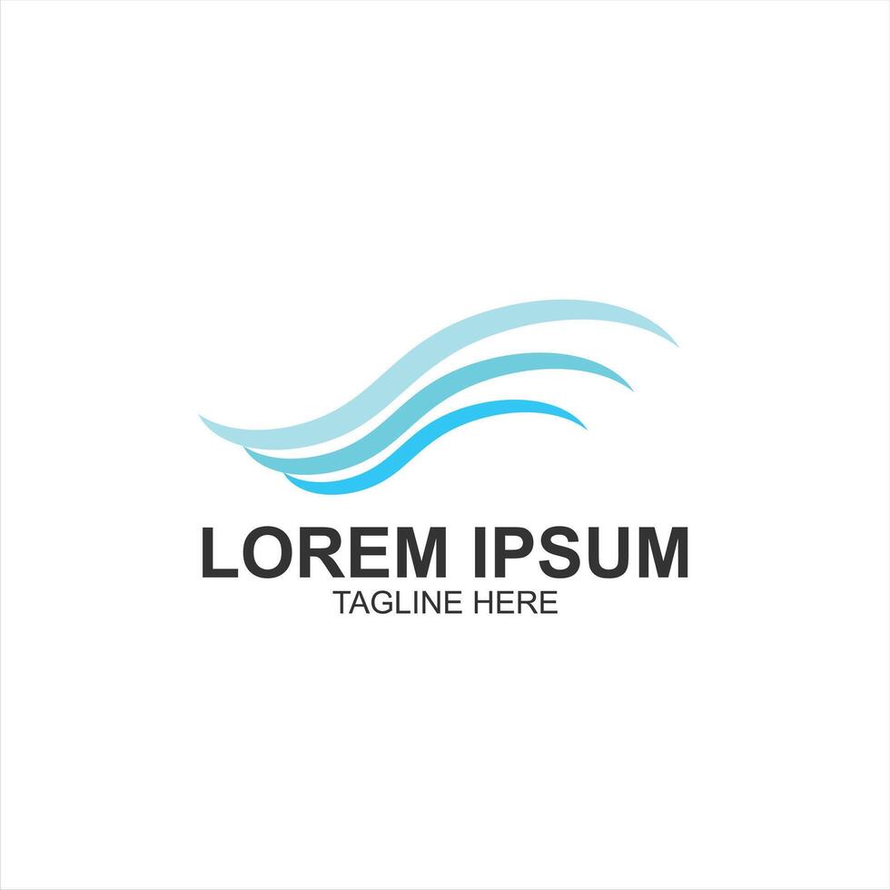 lorem ipsum logo icon with creative illustration vector