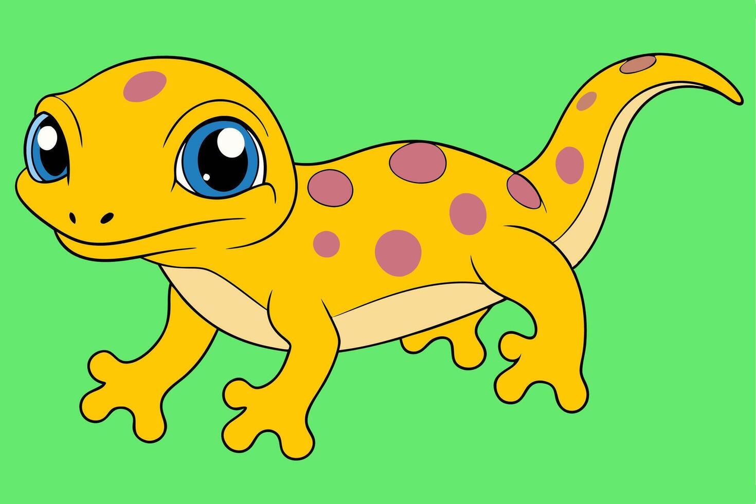 High-Quality Gecko Graphic Design Elements for Illustrations, Logos, and Branding vector
