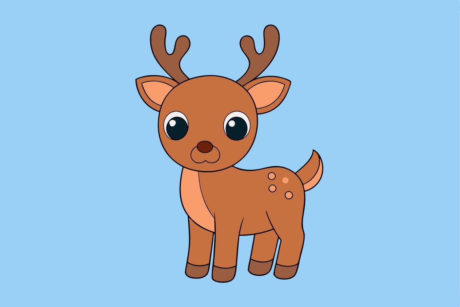 Elegant Elk Art for Graphic Design Ideal for Logos, Illustrations, and Creative Branding Projects vector