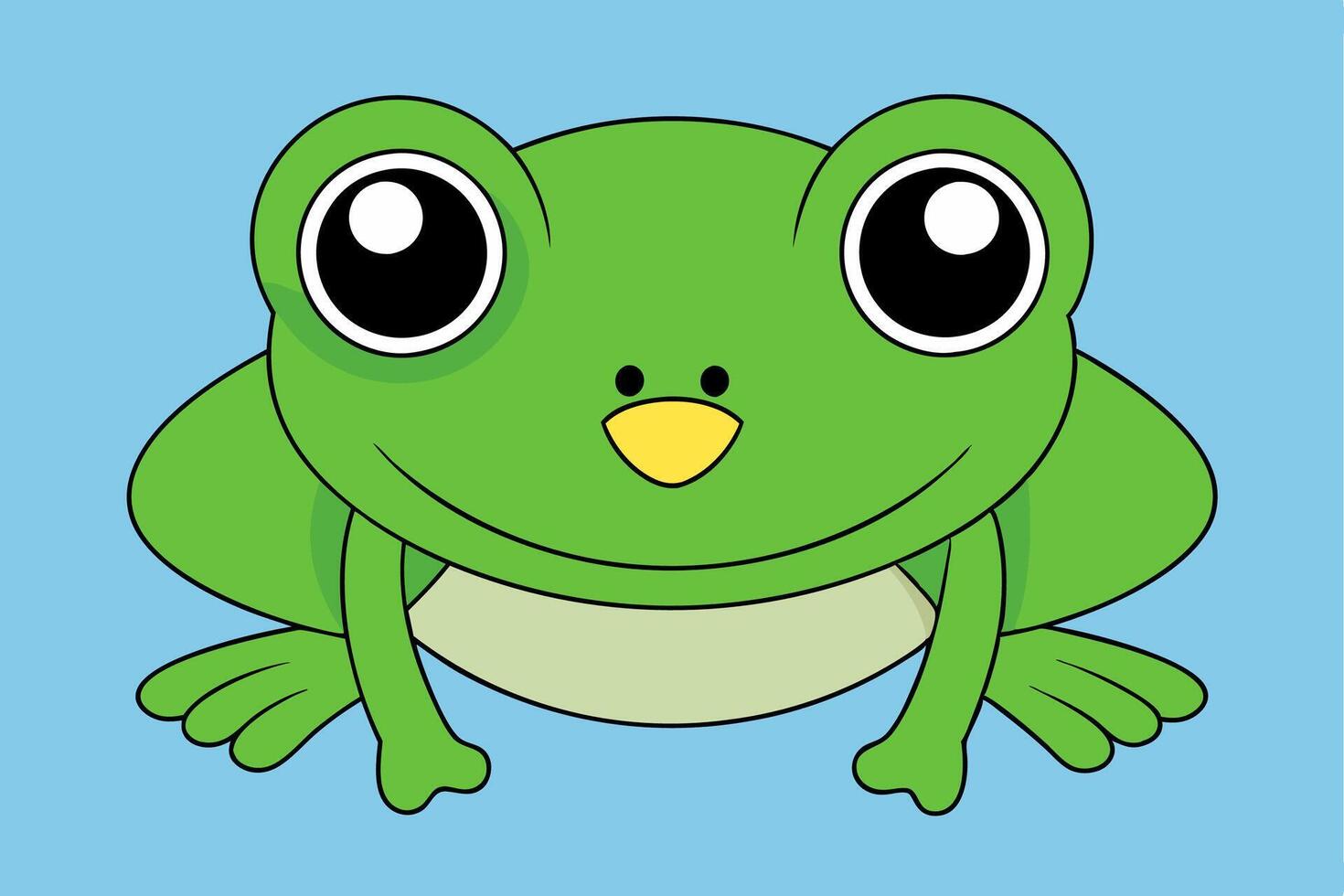 Versatile Frog Graphic Design Elements for Illustrations, Logos, and Branding vector