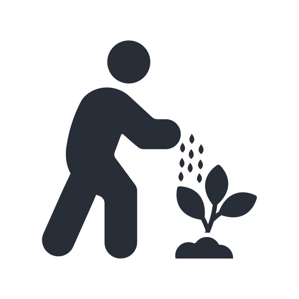 seedling icon. .Editable stroke.linear style sign for use web design,logo.Symbol illustration. vector