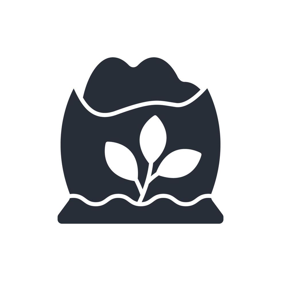 Fertilizer icon. .Editable stroke.linear style sign for use web design,logo.Symbol illustration. vector