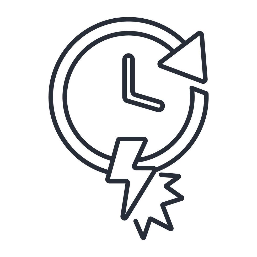 instant access icon. .Editable stroke.linear style sign for use web design,logo.Symbol illustration. vector