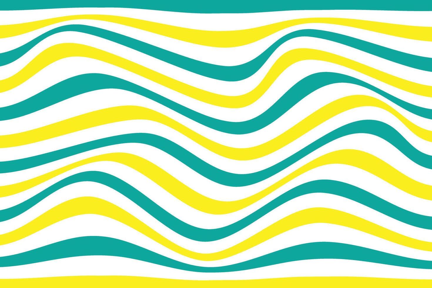 simple abstract fest yellow color horizontal wavy distort line pattern a blue and yellow pattern with a yellow background vector