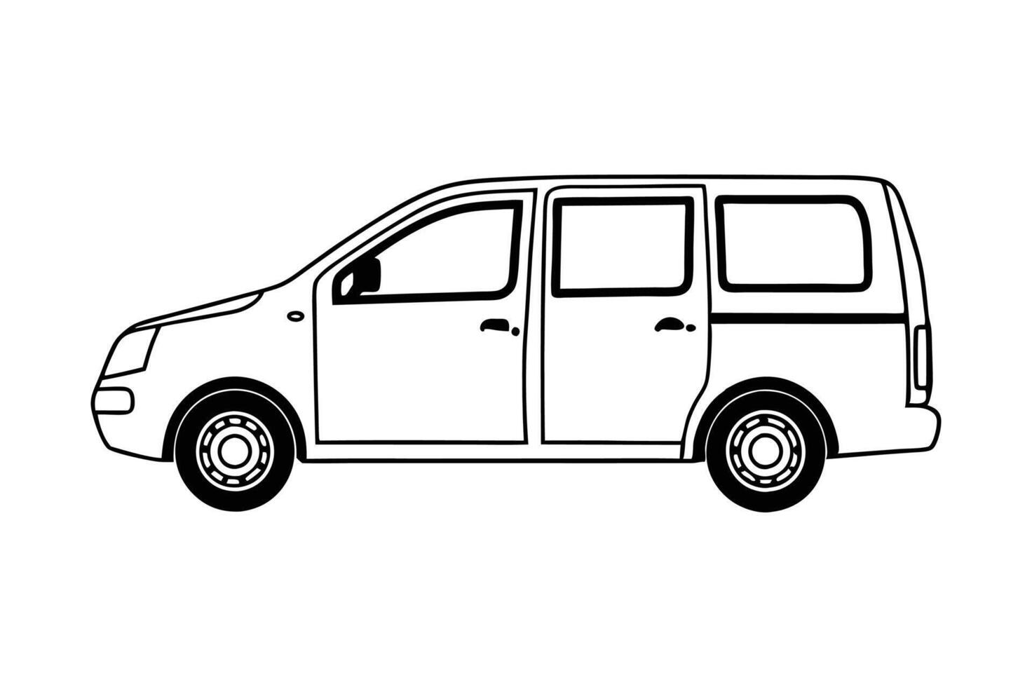 Modern Van Art vector