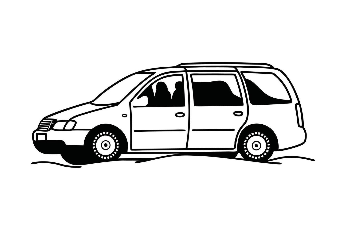 Iconic Van Shape vector
