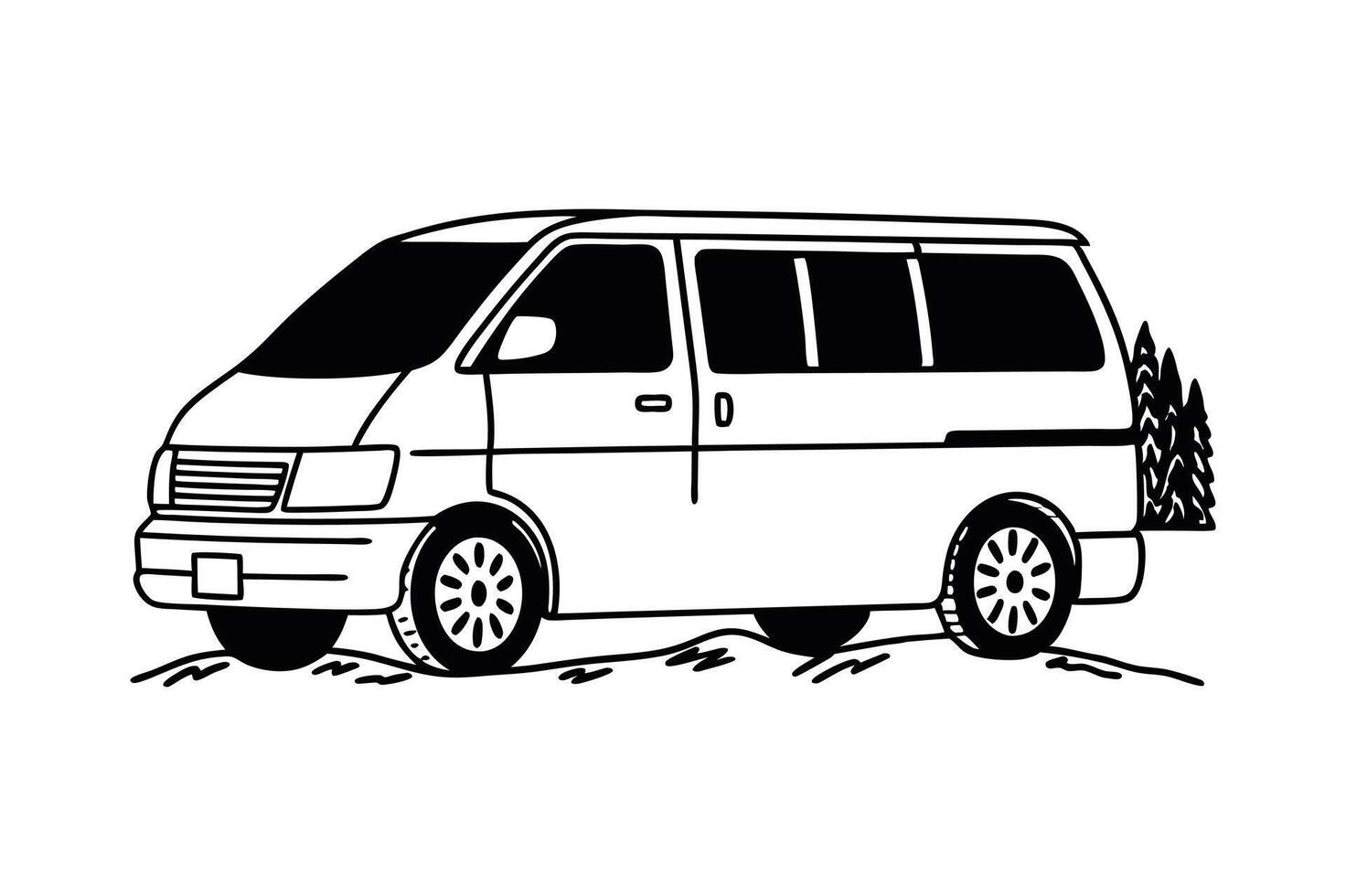 Simple Van Lines vector