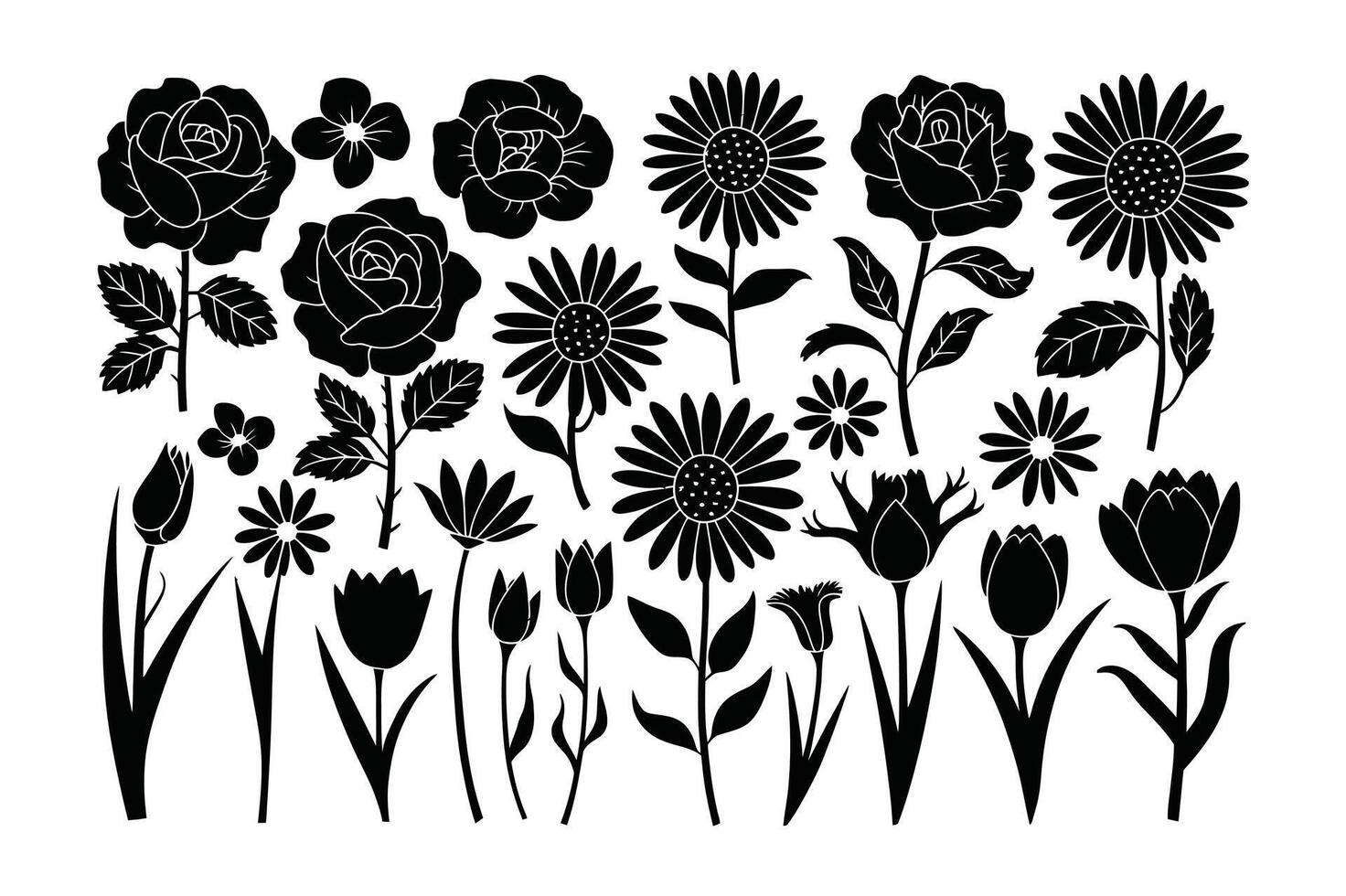 Artful Flower Simplicity vector