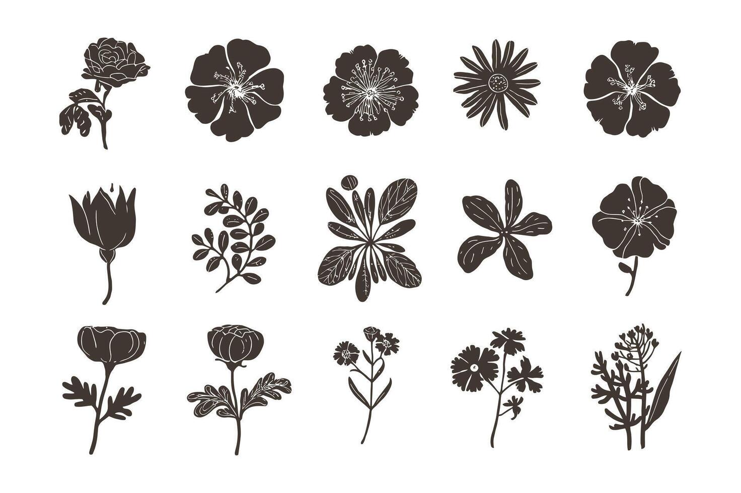 Bloom Line Elegance vector