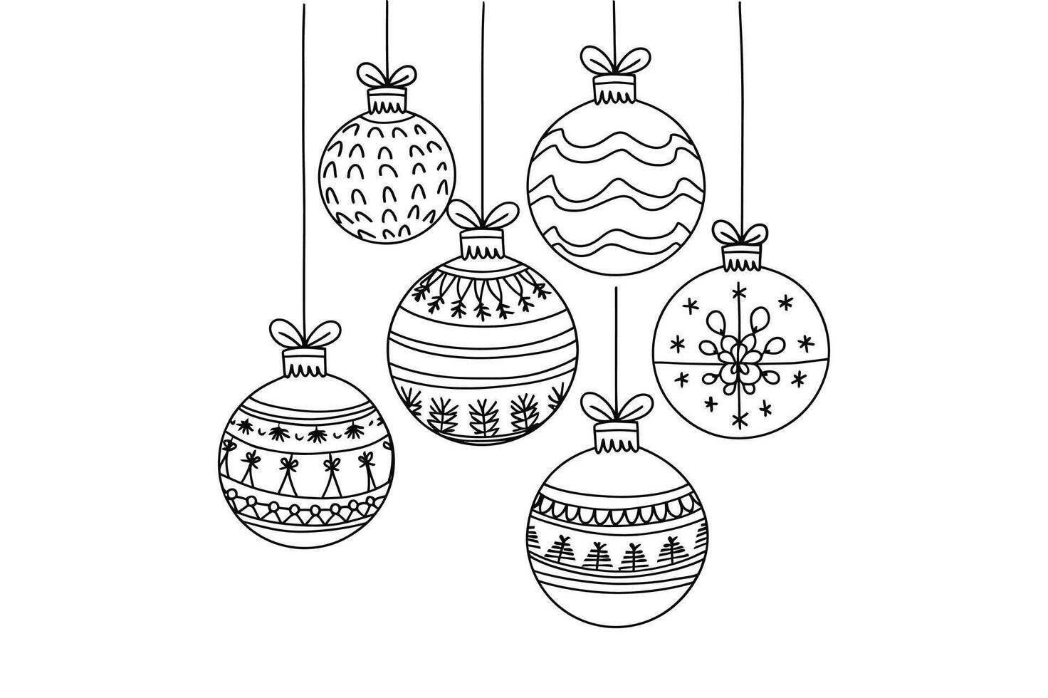 Sparkle Shine Captivating Christmas Ball Decorations vector