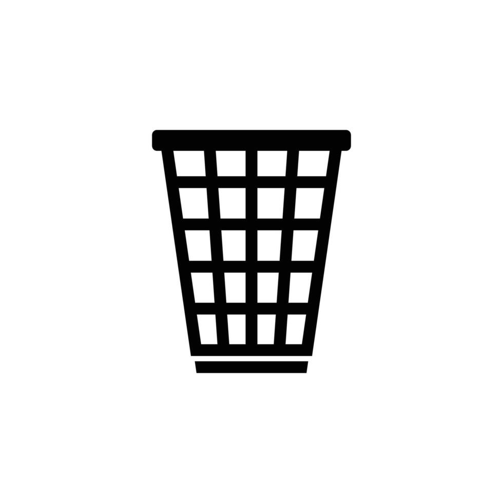 Recycle bin icon. Trash Can icon illustration vector
