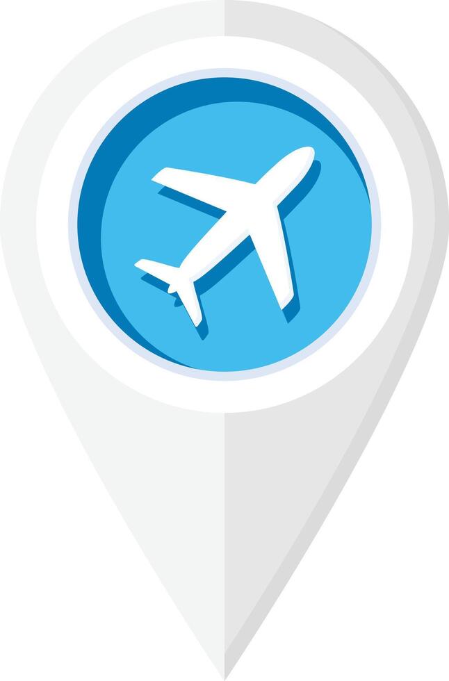 Airport Location Marker vector