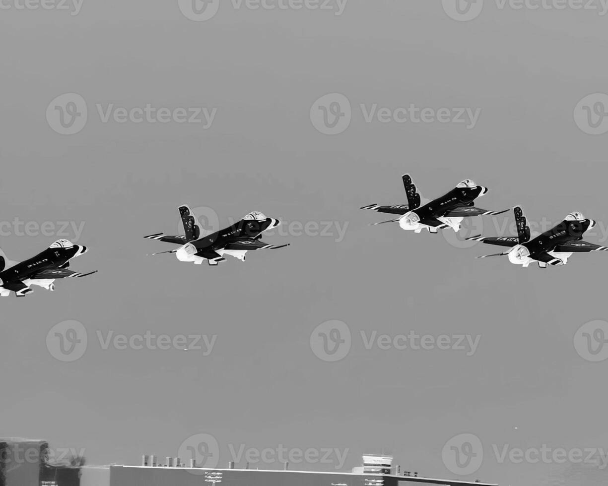 Military jet airplane, military fighter photo