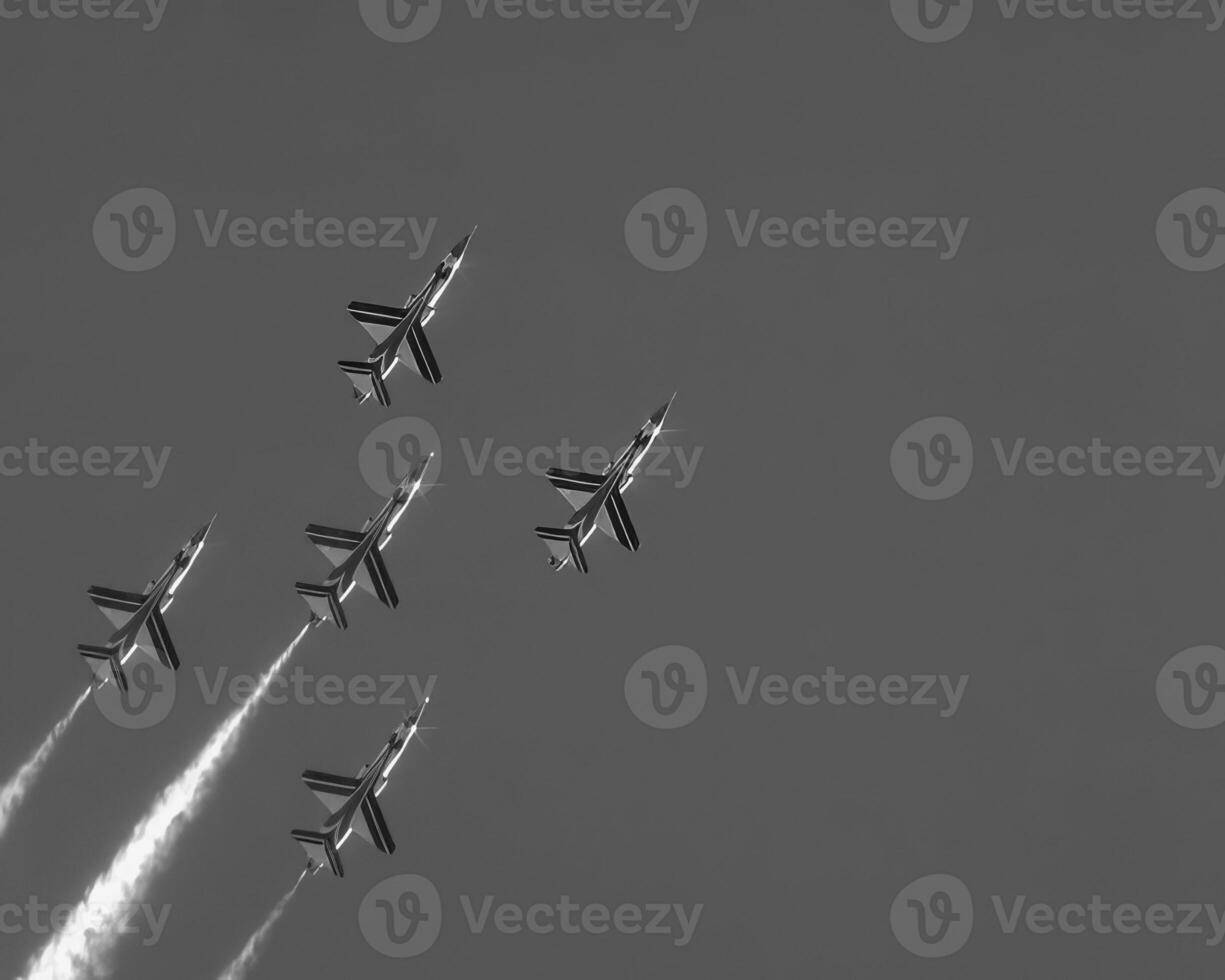 Military jet airplane, military fighter photo
