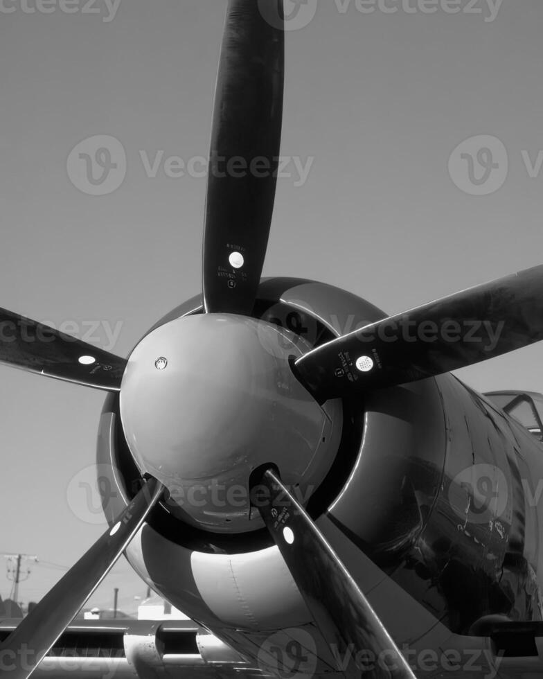 Airplane at the air show background photo