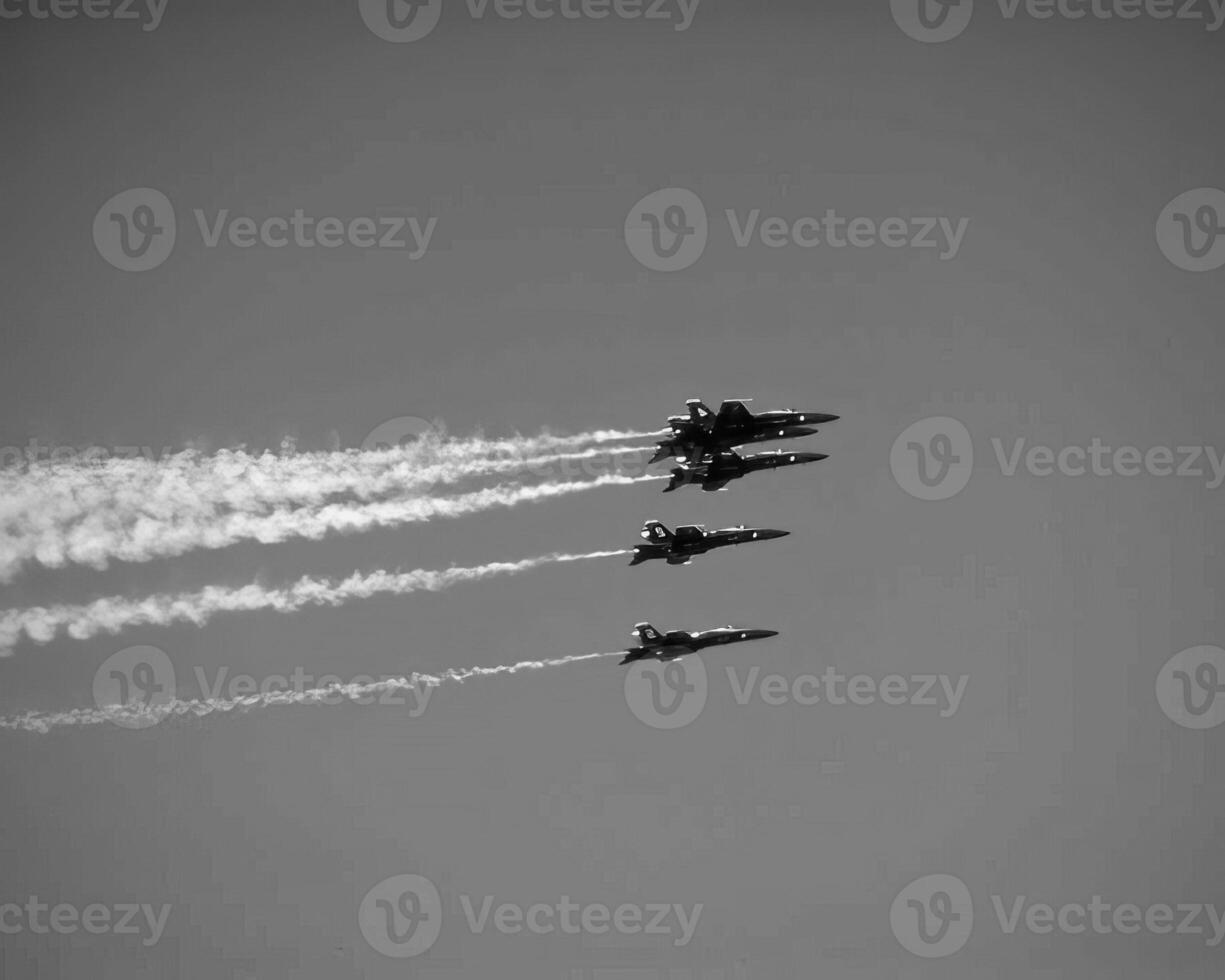 Military jet airplane, military fighter photo