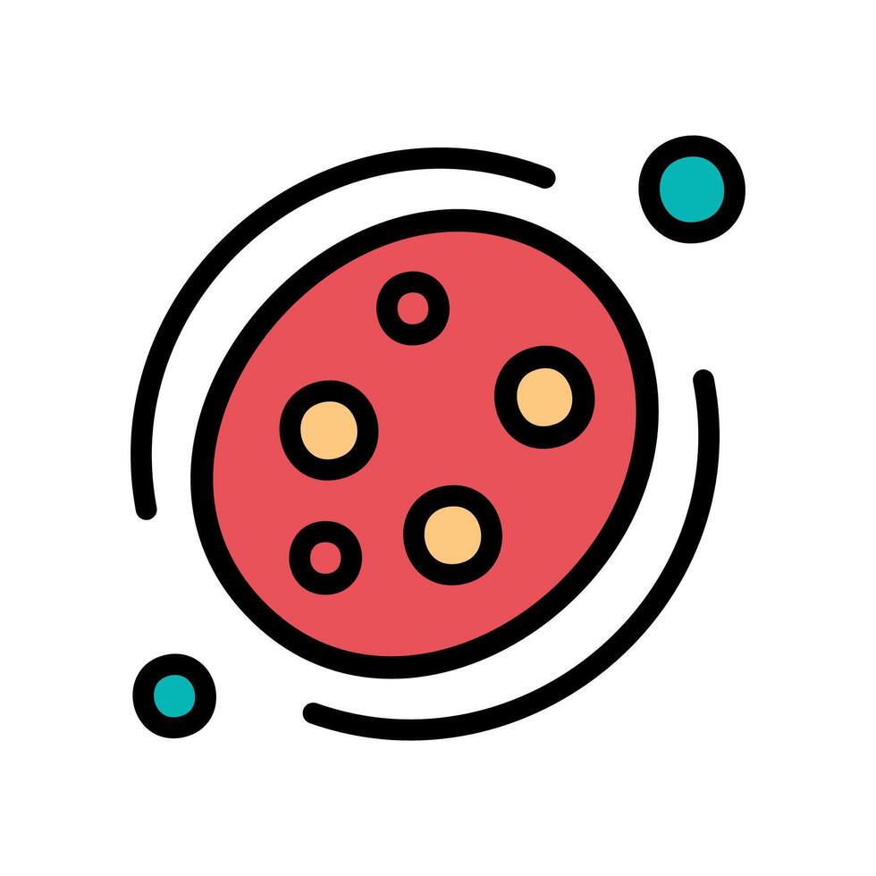 Bacteria icon medical science concept vector
