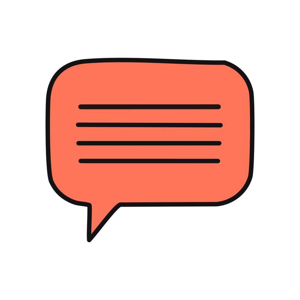 Speech bubble icon. Text, message, comment symbol. UI UX GUI design ...