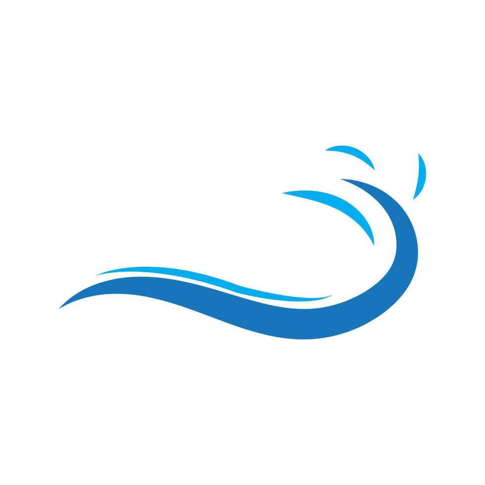 a close up of a blue wave on a white background, vector