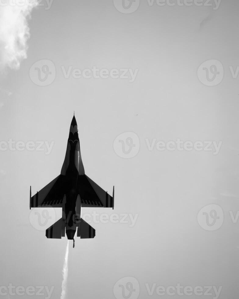 Military jet airplane, military fighter photo