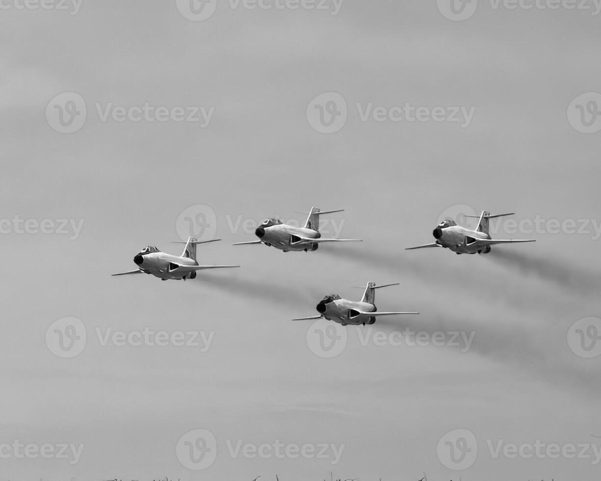 Airplane at the air show background photo