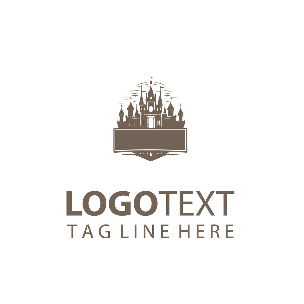 Dark haven Castle Logo vector