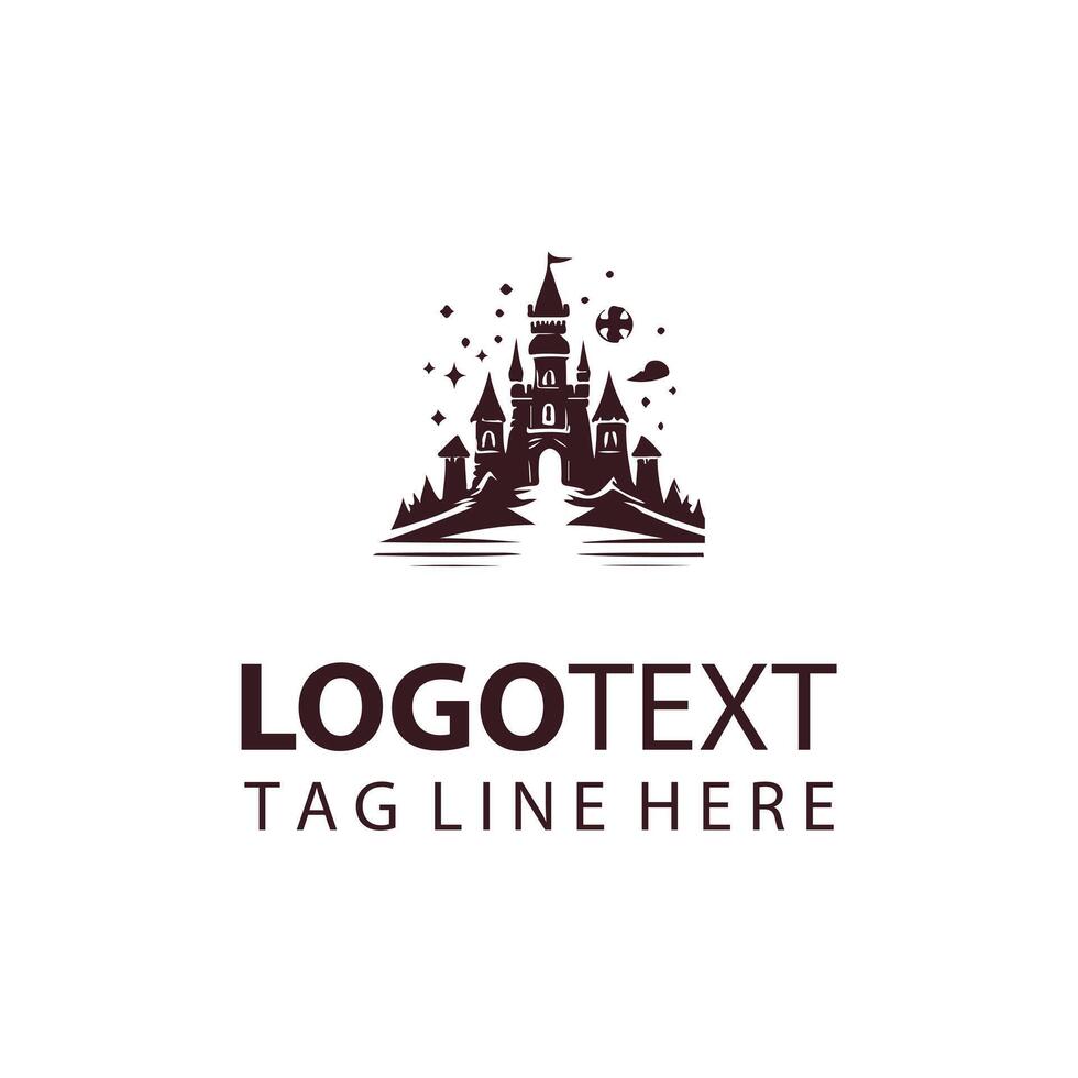Majestic Bastion Castle Logo vector
