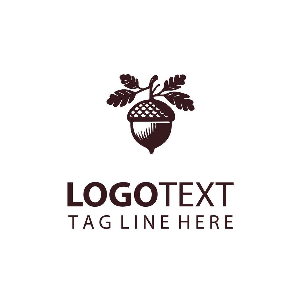 Acorn Seed Logo vector