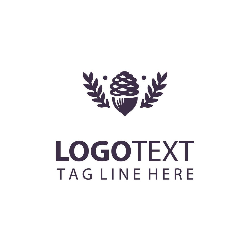 Silver Acorn Logo vector