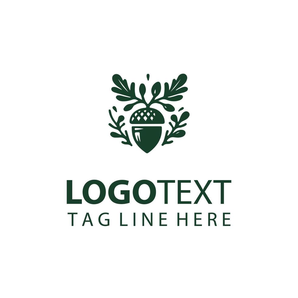 Tiny Acorn Logo vector