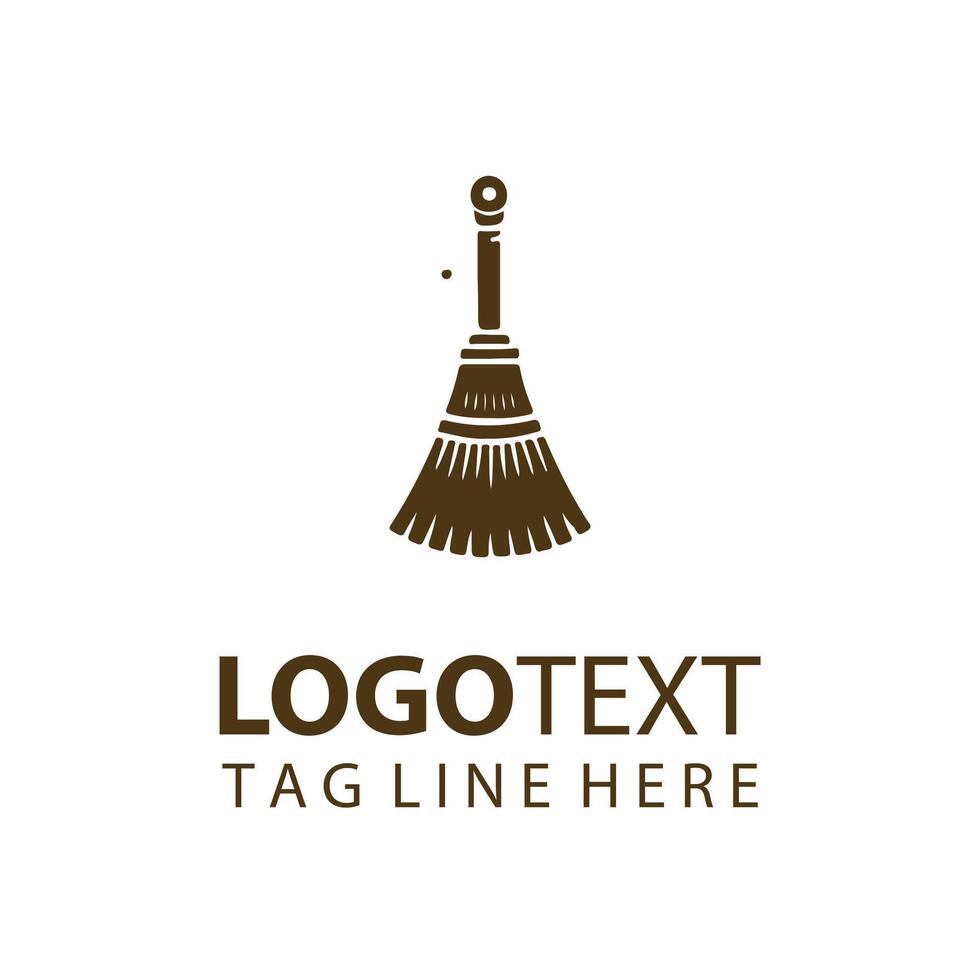 Fresh Sweep Broom Logo vector