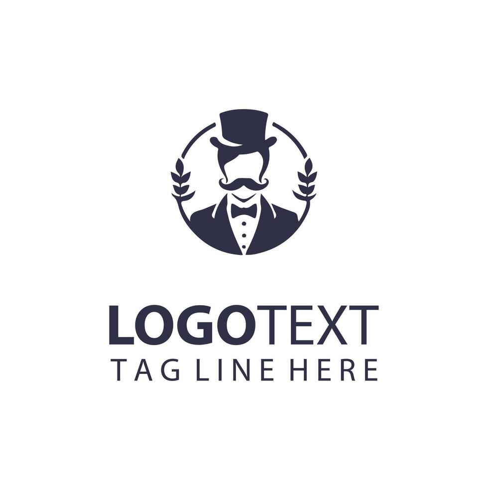 The Golden Thread Gentleman Logo vector